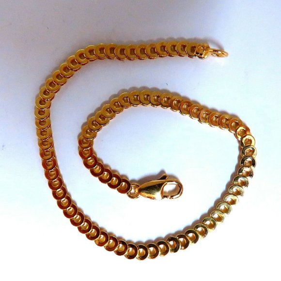 Jewelry | Linked Circles 18kt Gold Bracelet | Poshmark